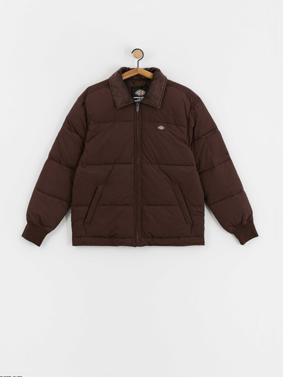 Clothing Dickies Jackets | Dickies Eisenhower Puffer Jacket Brown