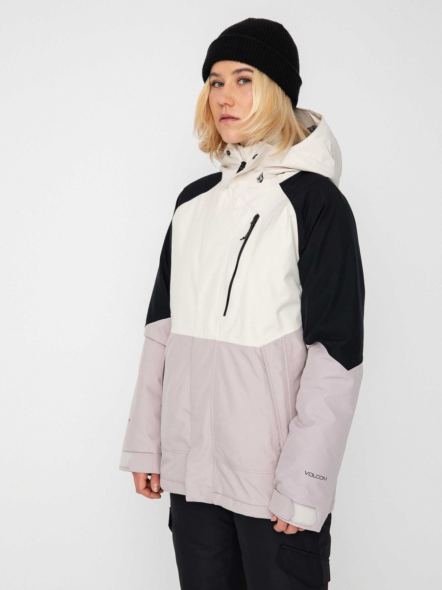 Clothing Volcom Snowboard Jackets | Womens Volcom Aris Ins Gore Snowboard Jacket Beige