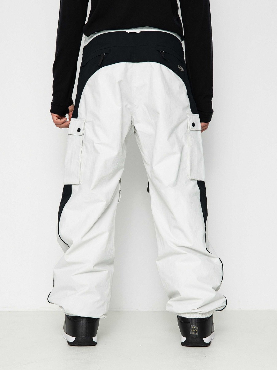 Clothing Quiksilver Snowboard Pants | Mens Quiksilver Snow Down Cargo Snowboard Pants White