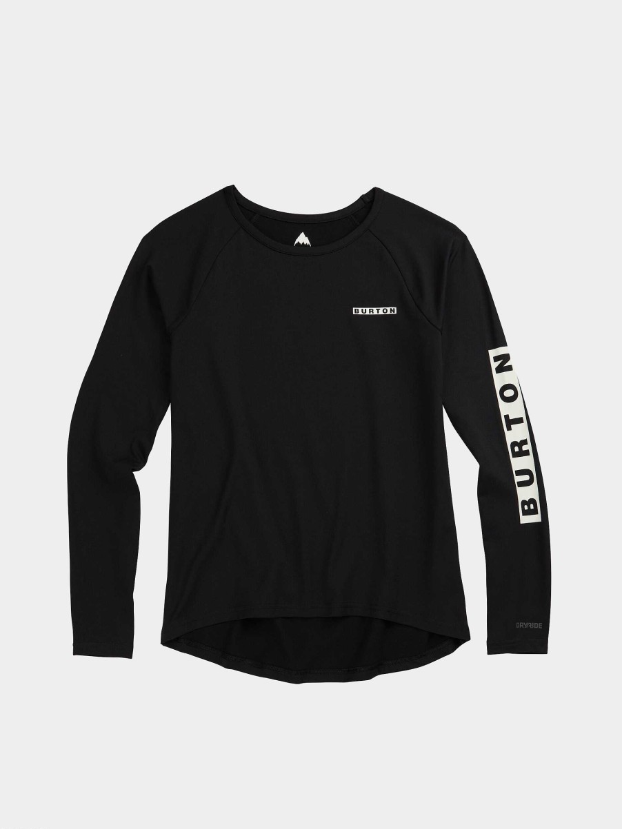 Clothing Burton Longsleeves | Burton Roadie Base Layer Tech Longsleeve Wmn Black