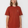 Clothing Vans T-Shirts | Vans Left Chest Logo T-Shirt Red