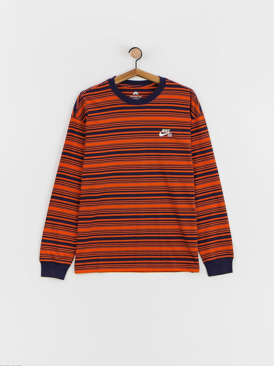 Clothing Nike SB Longsleeves | Nike Sb Stripe Longsleeve Red