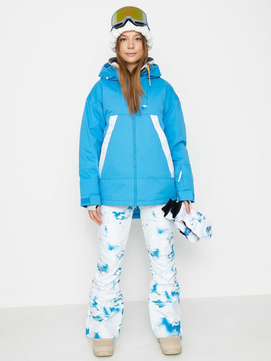 Clothing Roxy Snowboard Jackets | Womens Roxy Chloe Kim Snowboard Jacket Blue