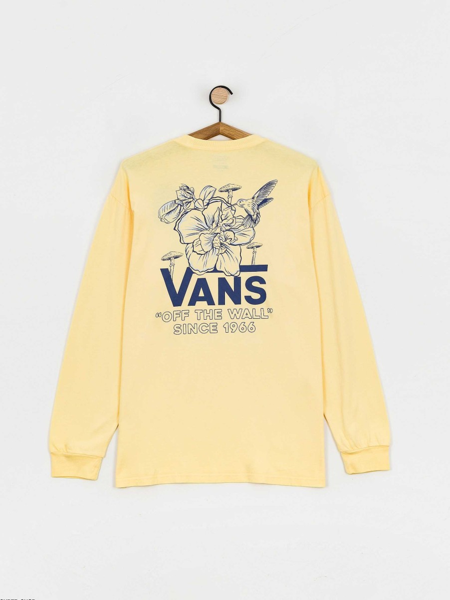 Clothing Vans Longsleeves | Vans Essential Floral Longsleeve Yellow