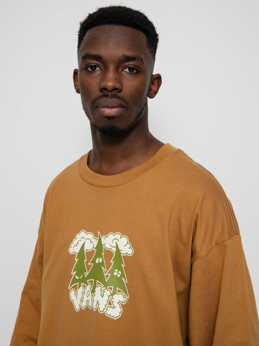 Clothing Vans Longsleeves | Vans Off The Wall Skate Classics Longsleeve Brown