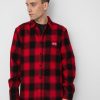 Clothing Etnies Shirts | Etnies Independent Flannel Shirt Red