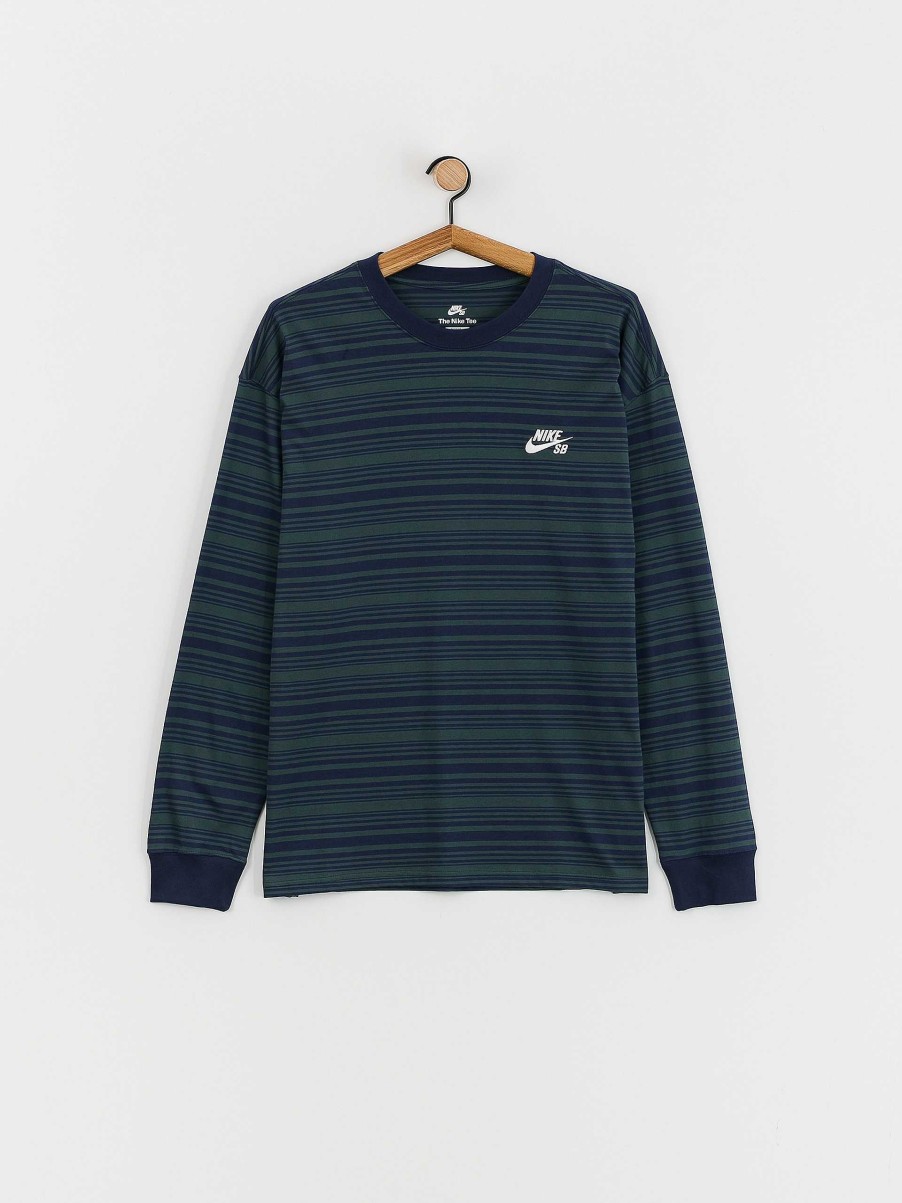 Clothing Nike SB Longsleeves | Nike Sb Stripe Longsleeve Navy Blue