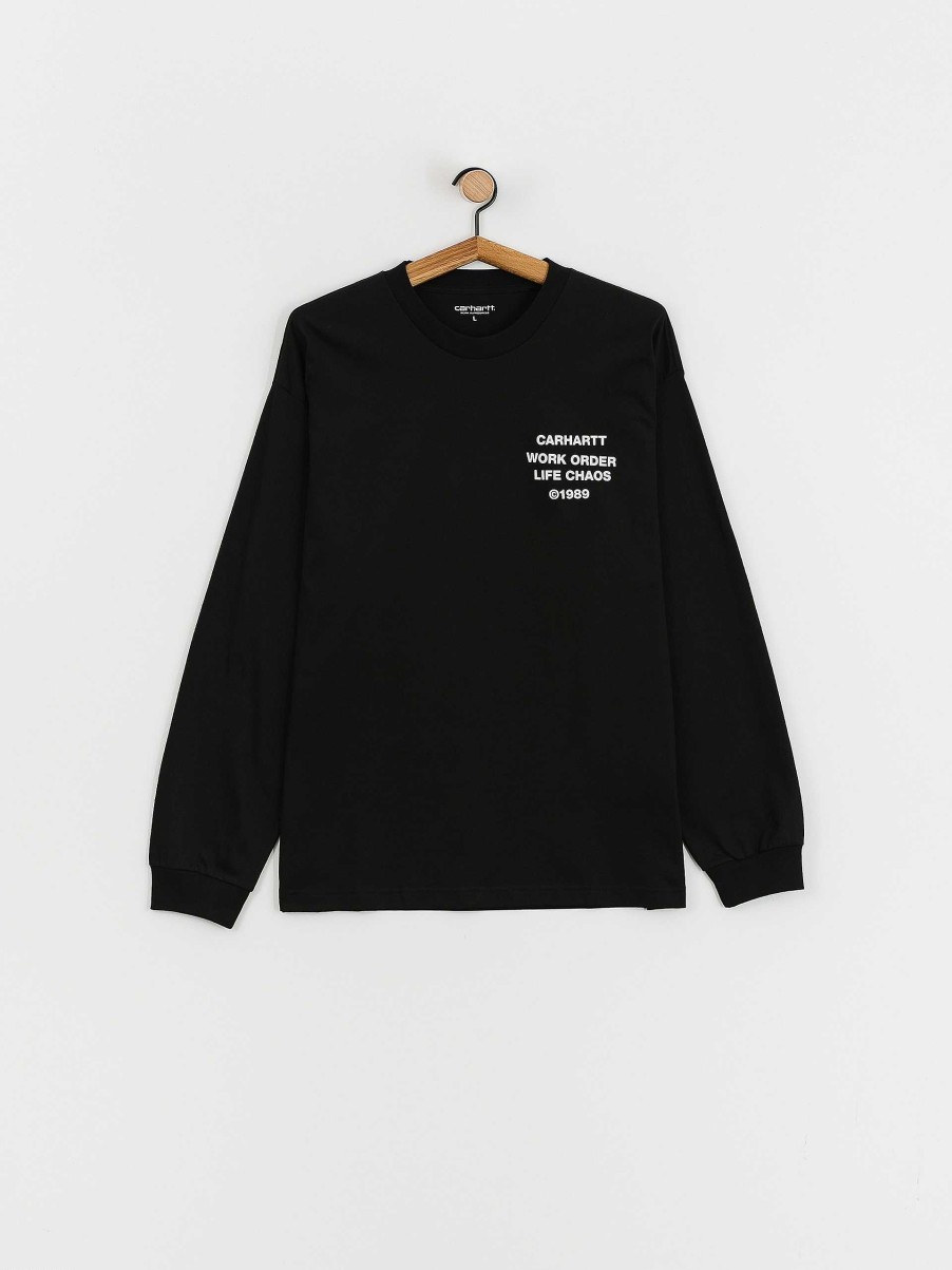 Clothing Carhartt WIP Longsleeves | Carhartt Wip Reverse Hammer Longsleeve Black