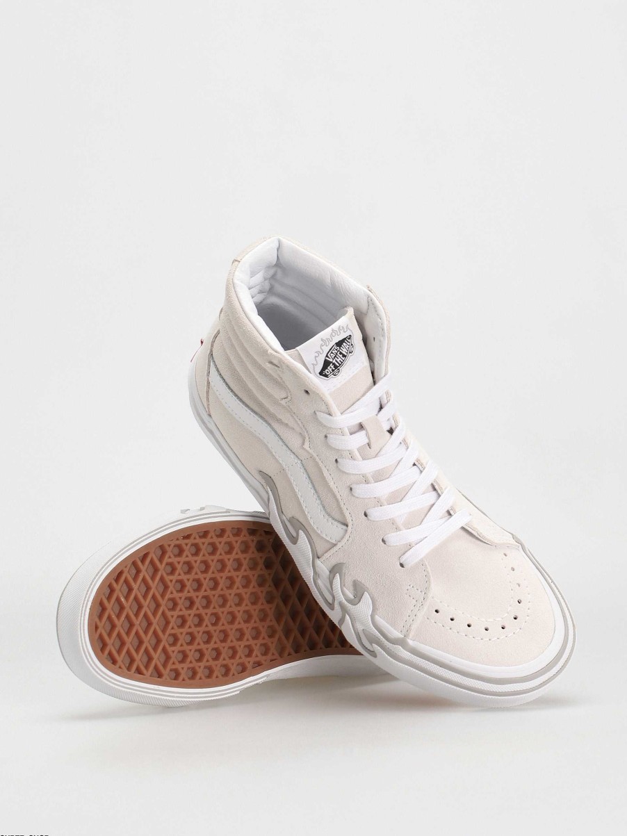 Shoe Vans High-Tops | Vans Sk8 Hi Flame Shoes Beige