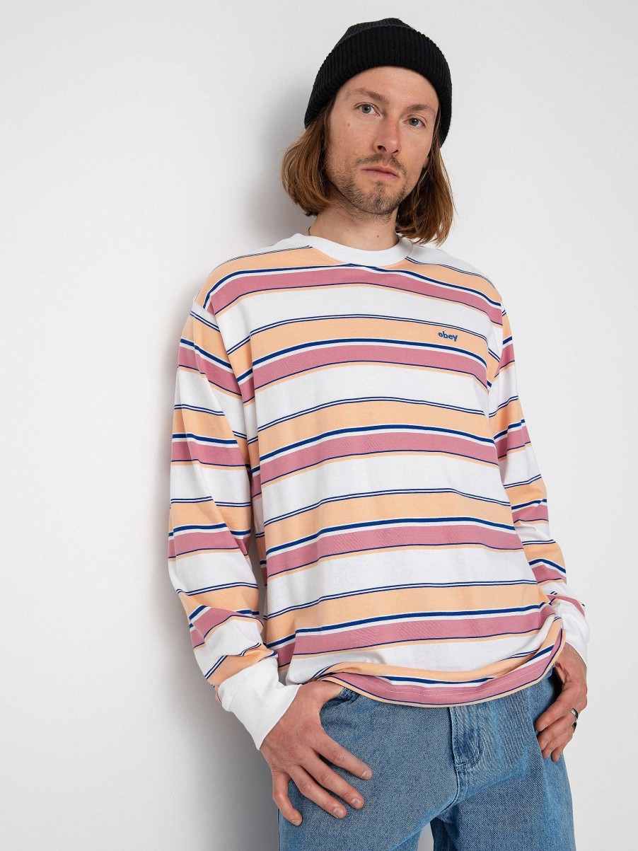 Clothing OBEY Longsleeves | Obey Direct Longsleeve Pink