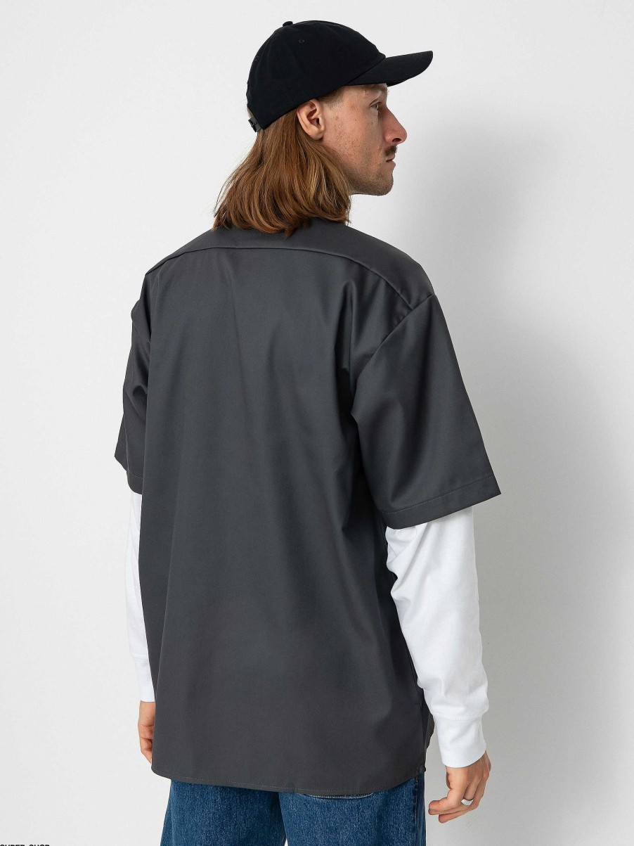 Clothing Dickies Shirts | Dickies Work Shirt Grey