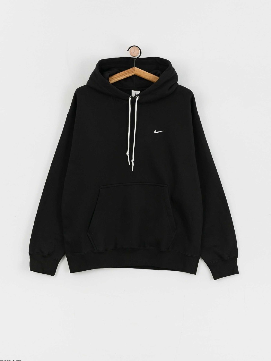 Clothing Nike SB Sweatshirts/Hoodies | Nike Sb Solo Swoosh Hd Hoodie Black