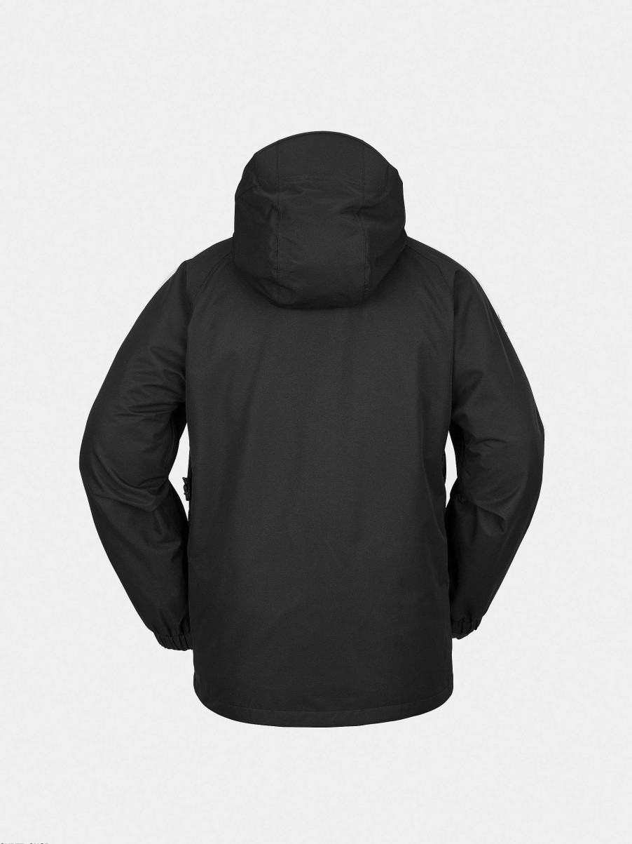 Clothing Volcom Snowboard Jackets | Mens Volcom Iconic Stone Ins Snowboard Jacket Black