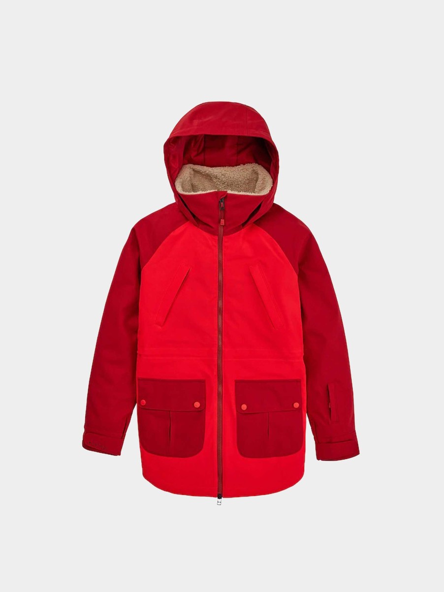 Clothing Burton Snowboard Jackets | Womens Burton Prowess Snowboard Jacket Red