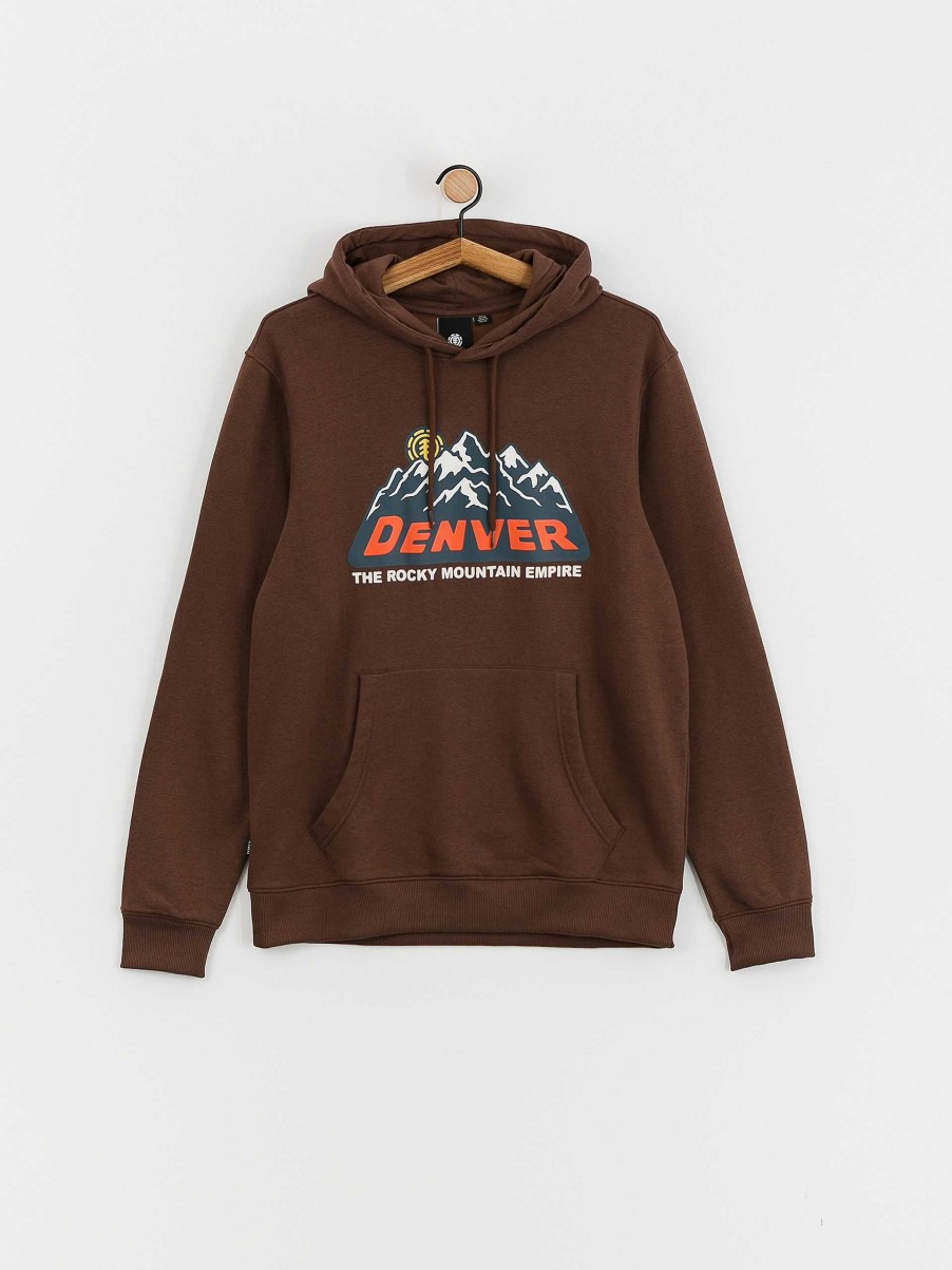 Clothing Element Sweatshirts/Hoodies | Element Rocky Hd Hoodie Brown