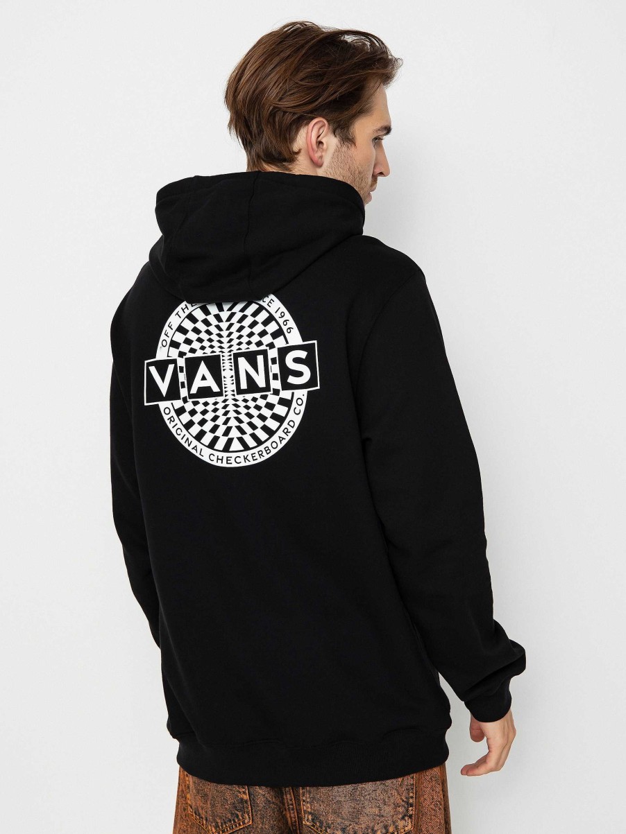 Clothing Vans Sweatshirts/Hoodies | Vans Circle Back Hd Hoodie Black