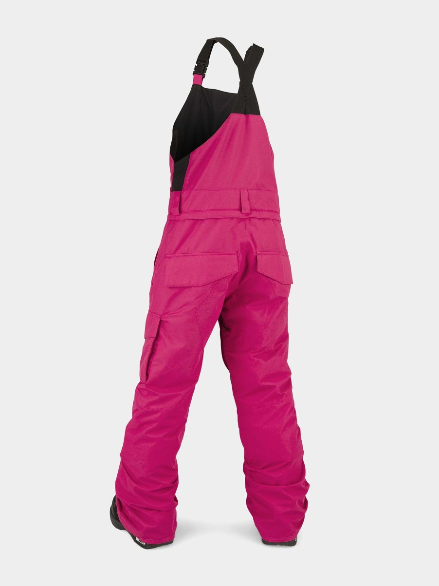 Clothing Volcom Snowboard Pants | Volcom Barkley Bib Overall Jr Snowboard Pants Pink