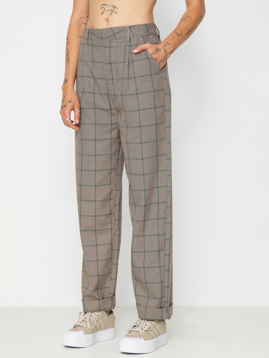 Clothing Brixton Pants | Brixton Victory Trouser Pants Wmn Brown