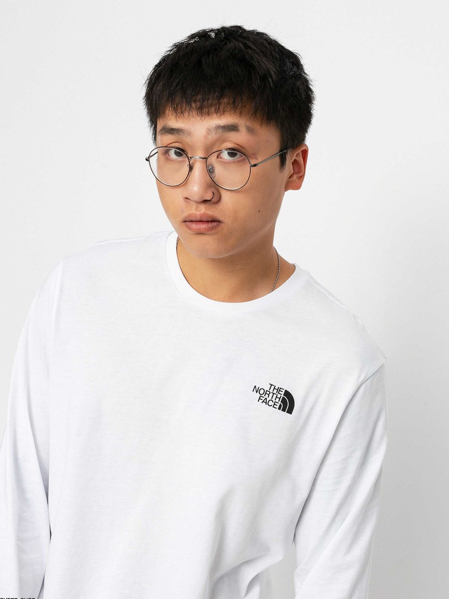 Clothing The North Face Longsleeves | The North Face Simple Dome Longsleeve White