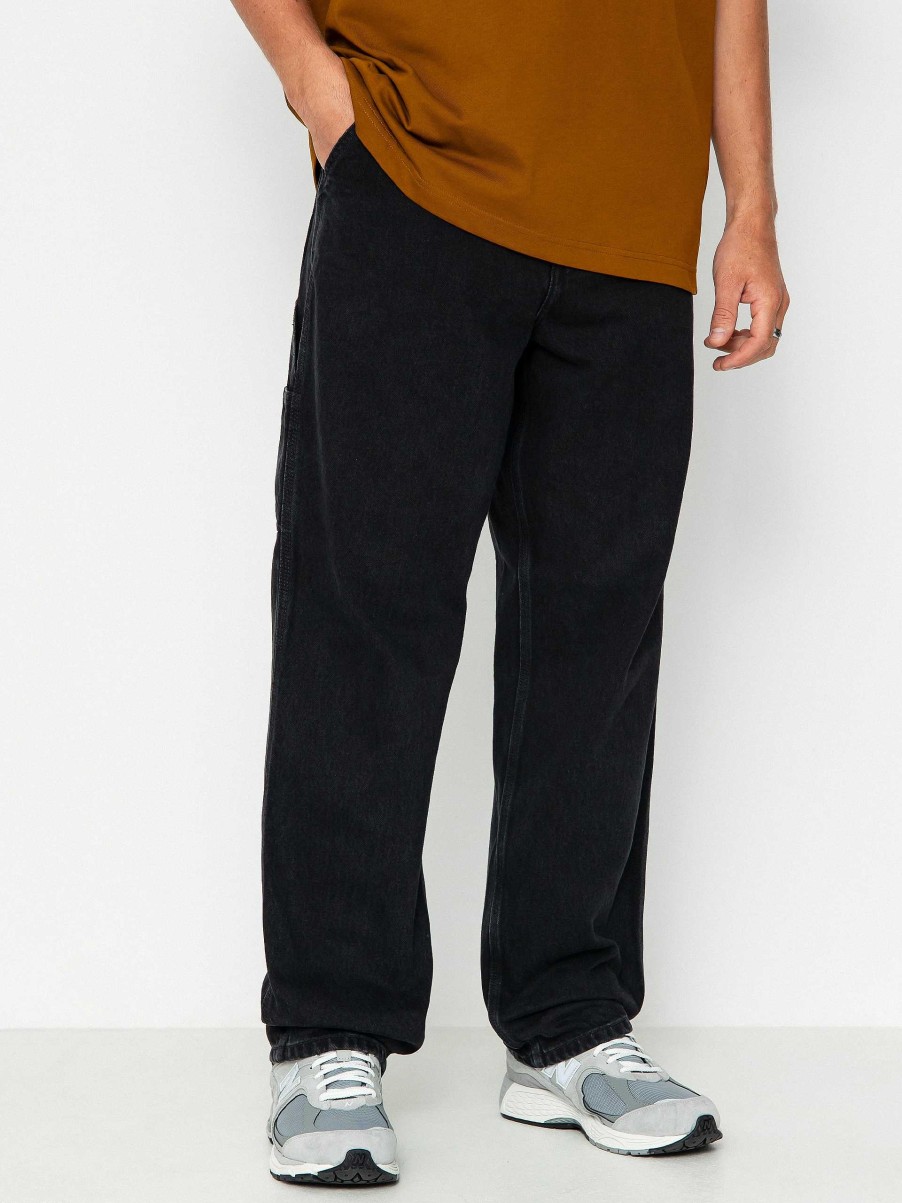 Clothing Carhartt WIP Pants | Carhartt Wip Single Knee Pants Black