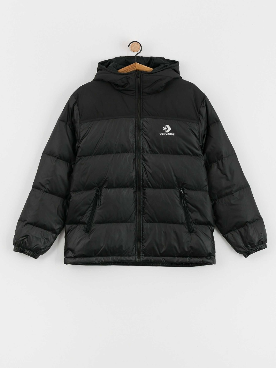 Clothing Converse Jackets | Converse Short Down Jacket Black