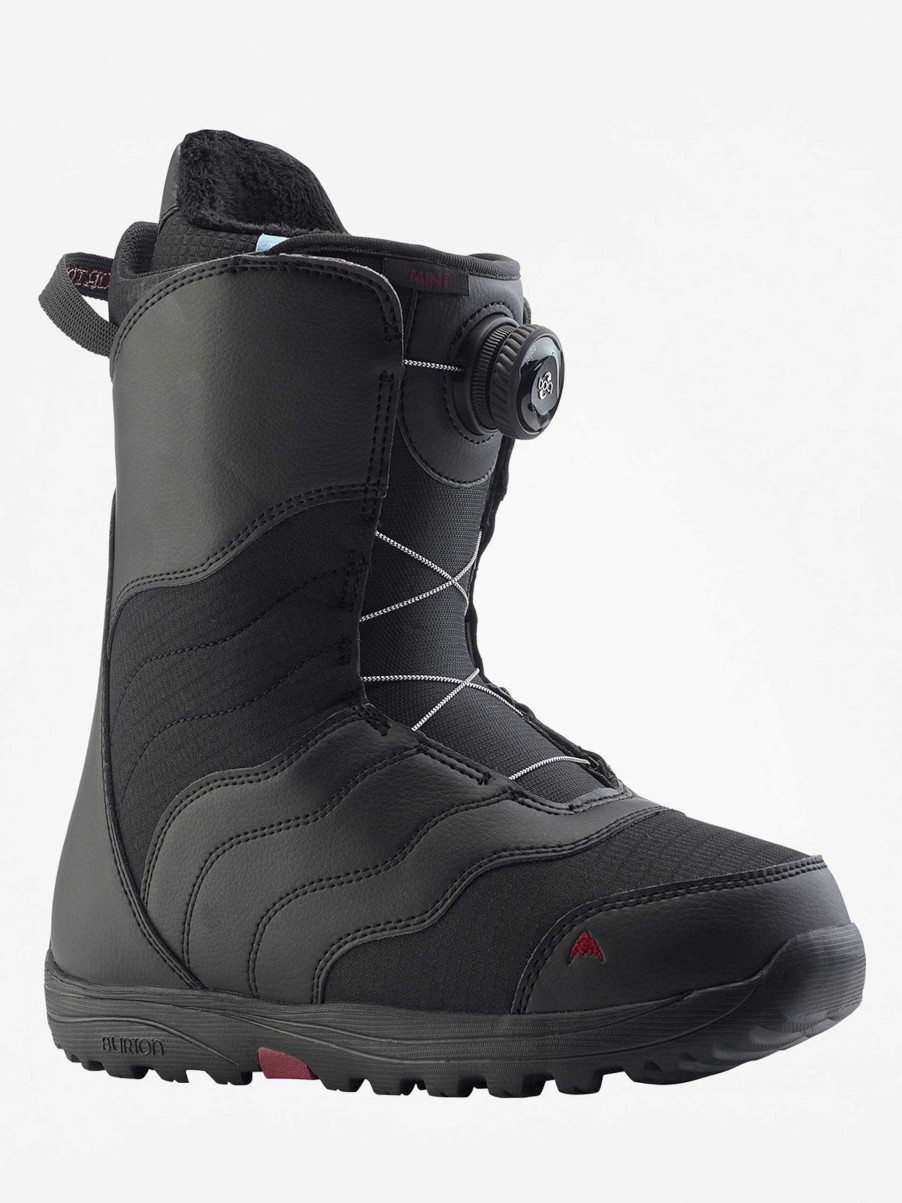 Shoe Burton Soft | Womens Burton Mint Boa Snowboard Boots Black