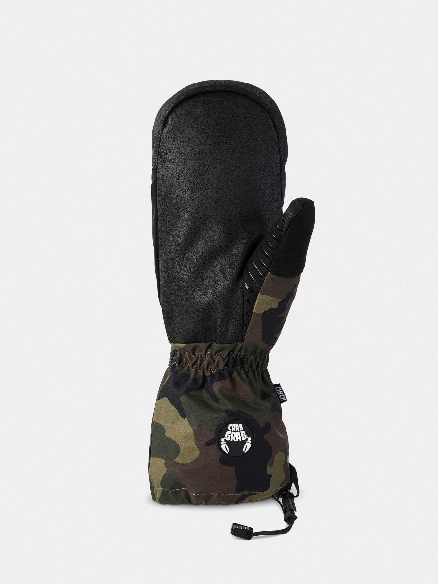 Clothing Crab Grab Snowboard Gloves | Crab Grab Cinch Mitt Gloves Camo