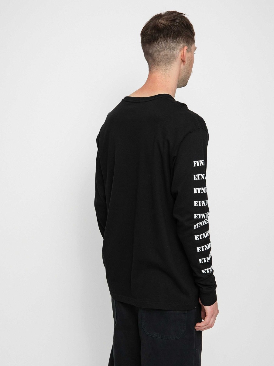 Clothing Etnies Longsleeves | Etnies Rebel Sport Longsleeve Black