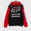 Clothing Fox Sweatshirts/Hoodies | Fox Honda Flame Hd Hoodie Red/Black