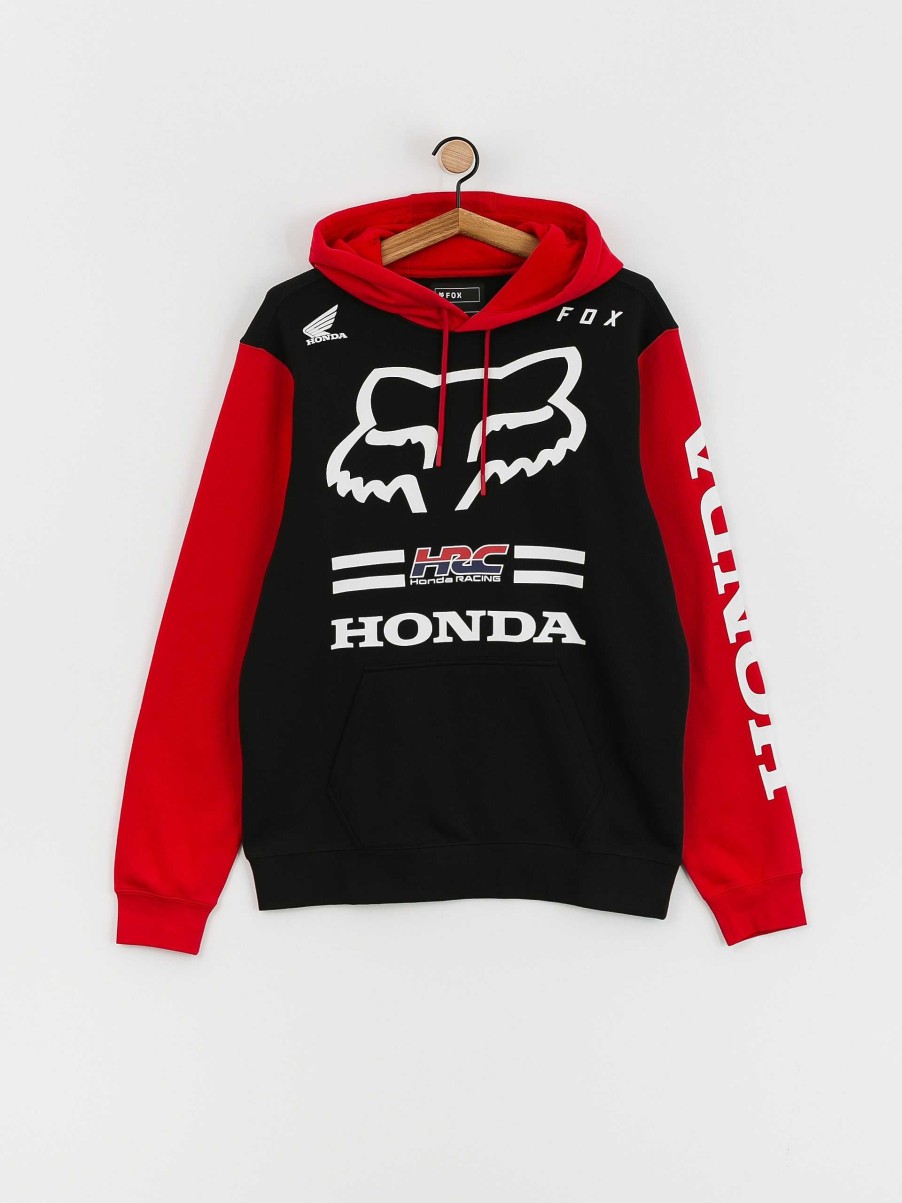 Clothing Fox Sweatshirts/Hoodies | Fox Honda Flame Hd Hoodie Red/Black