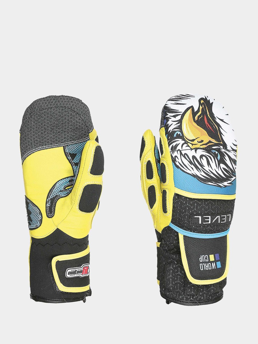 Clothing Level Snowboard Gloves | Level Worldcup Jr Cf Mitt Jr Gloves Yellow