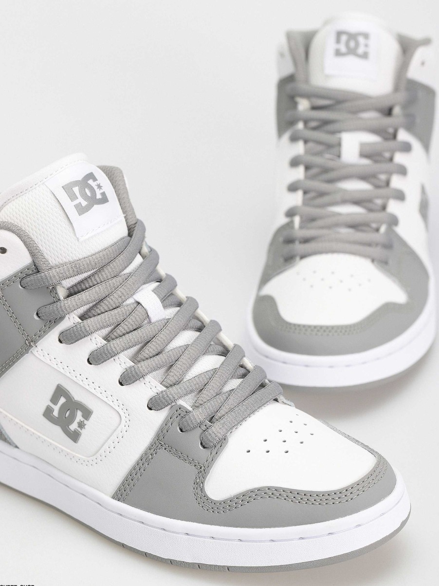 Shoe DC High-Tops | Dc Manteca 4 Hi Shoes White/Grey