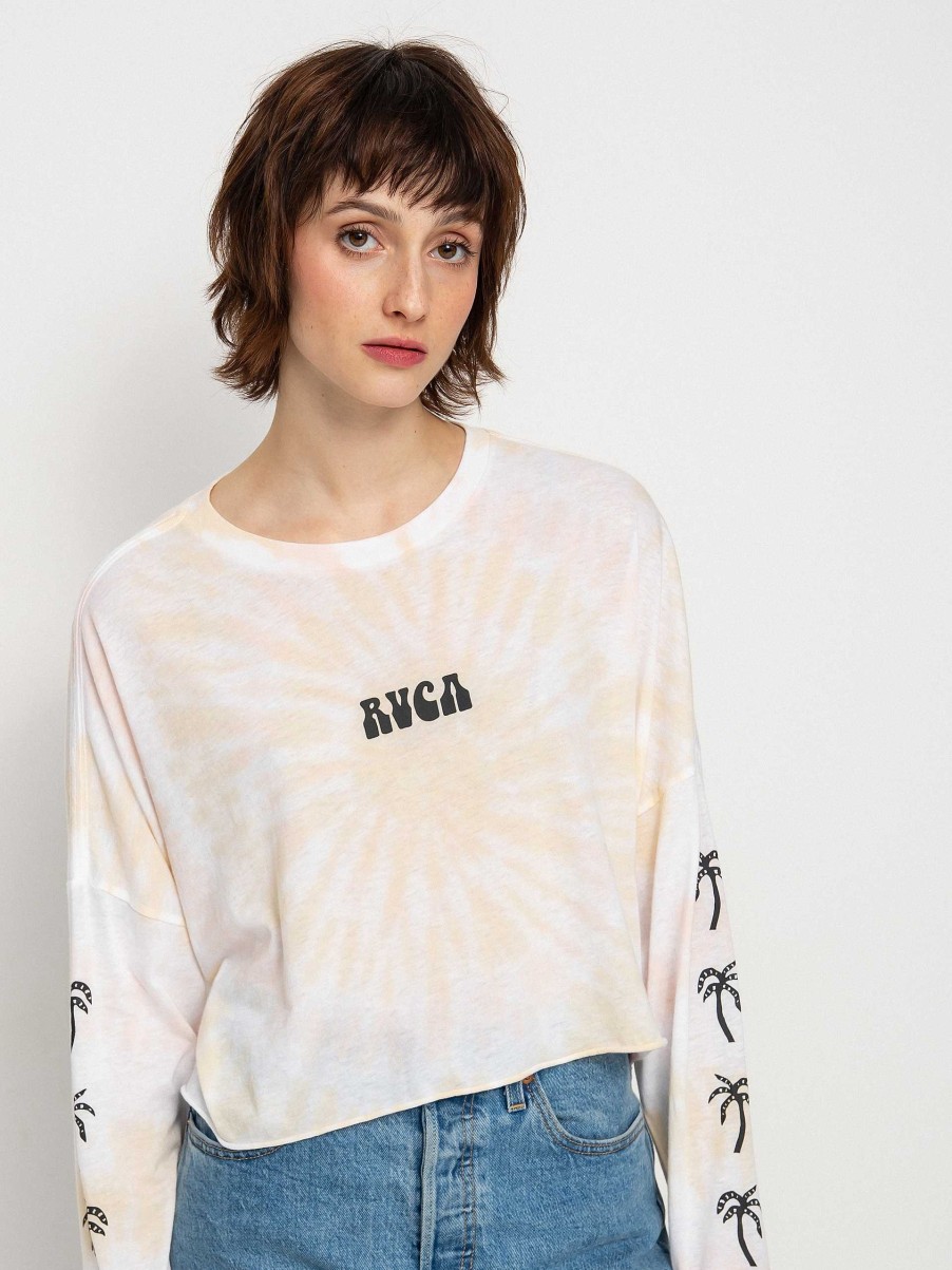 Clothing RVCA Longsleeves | Rvca Palms Longsleeve Wmn Yellow