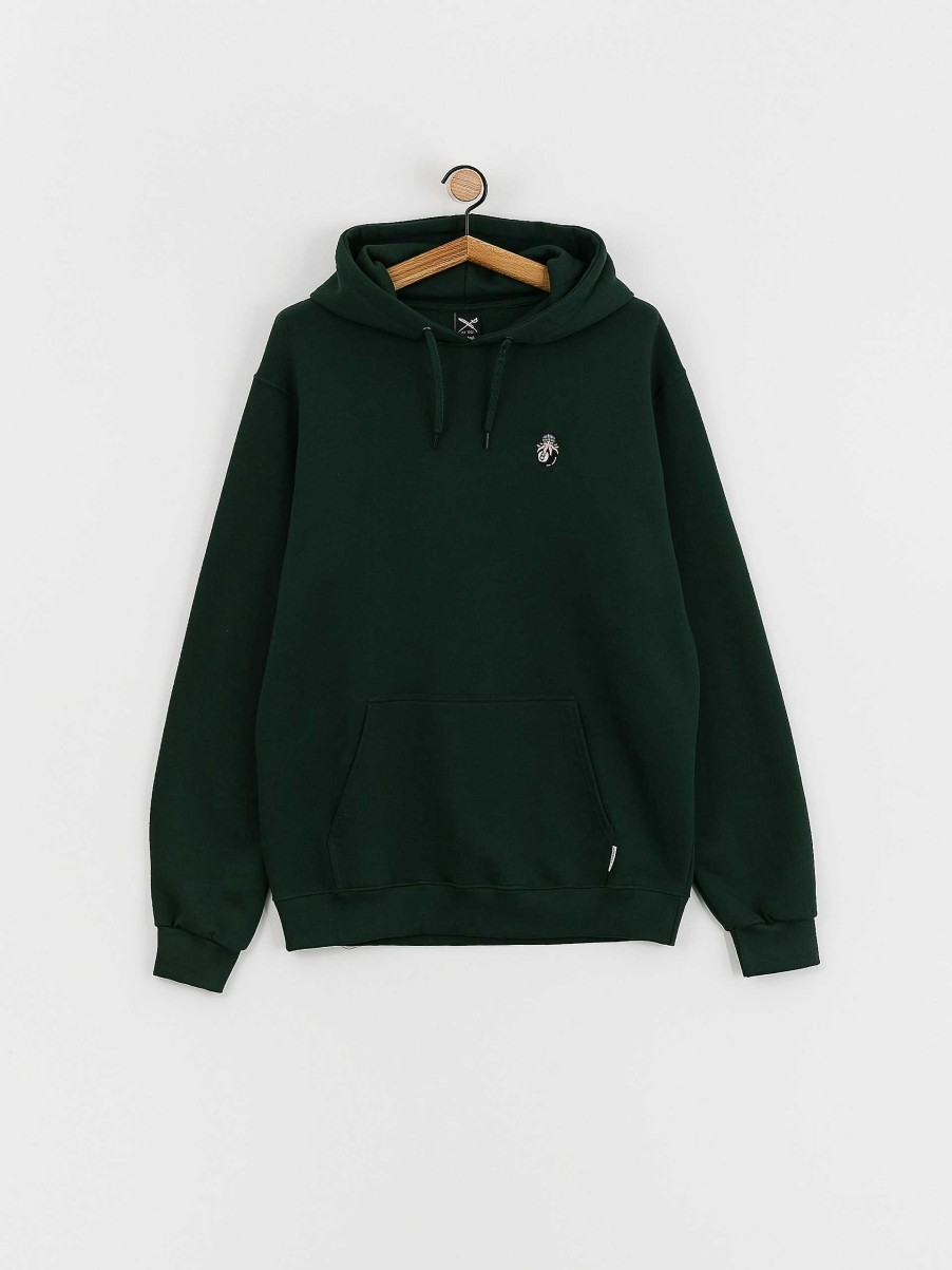 Clothing Iriedaily Sweatshirts/Hoodies | Iriedaily Eightballer Hd Hoodie Green