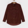 Clothing Roxy Shirts | Roxy Let It Go Cord Shirt Wmn Brown