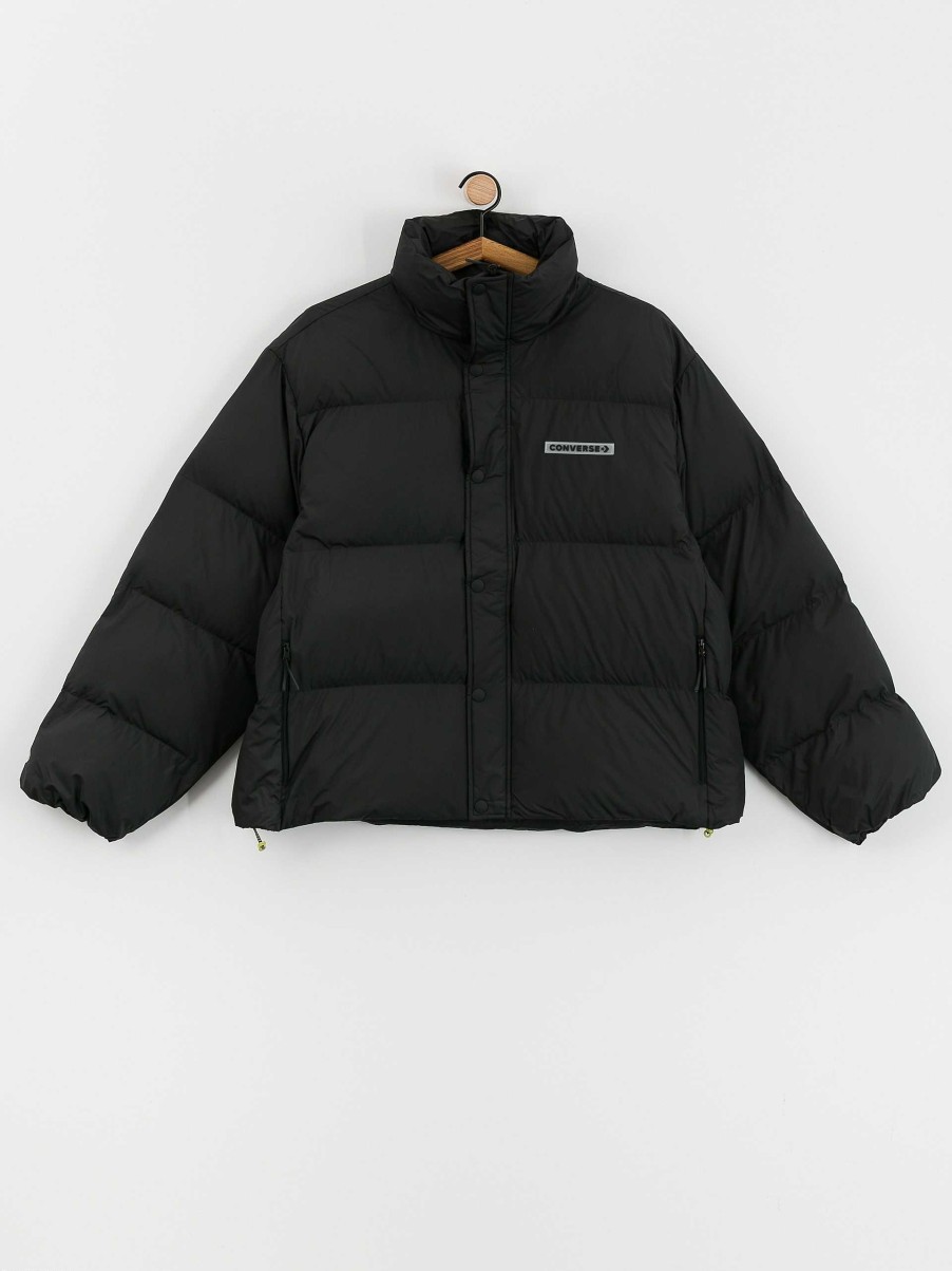 Clothing Converse Jackets | Converse Super Puffer Jacket Black