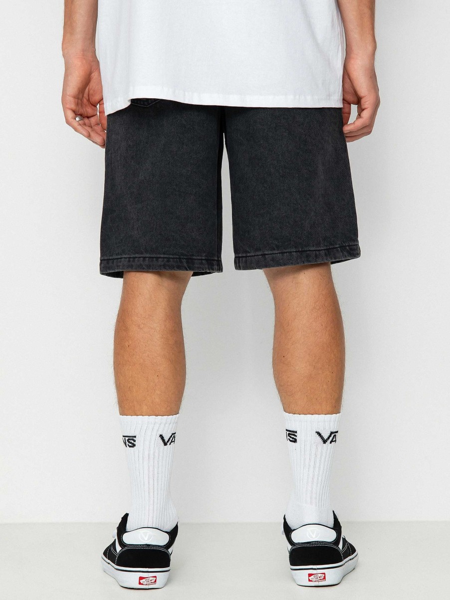 Clothing Vans Shorts | Vans Check 5 Baggy Denim Shorts Black