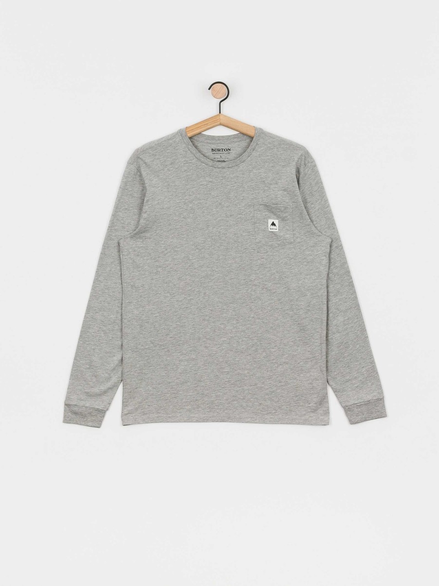 Clothing Burton Longsleeves | Burton Colfax Longsleeve Grey