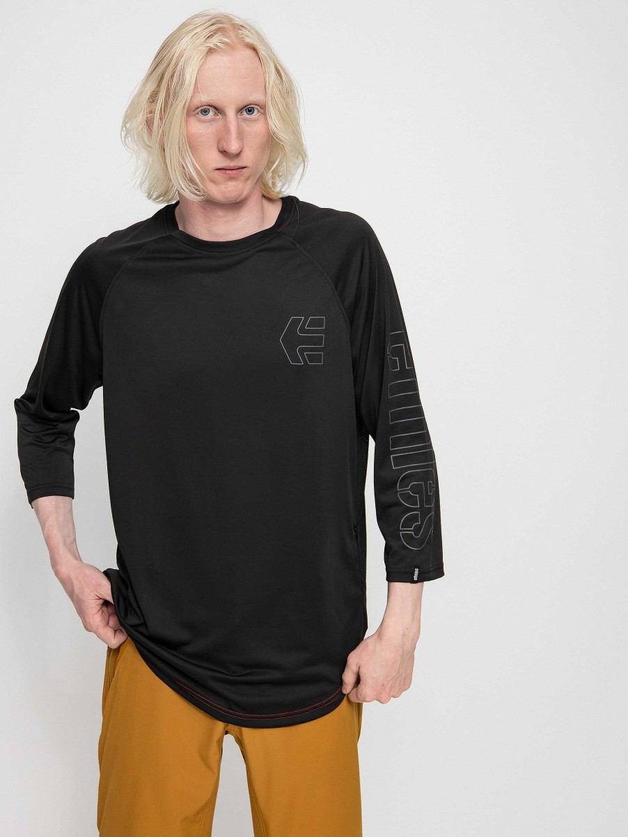 Clothing Etnies Longsleeves | Etnies San Juan Raglan Longsleeve Black