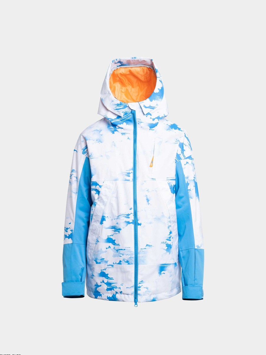 Clothing Roxy Snowboard Jackets | Womens Roxy Chloe Kim Snowboard Jacket Blue