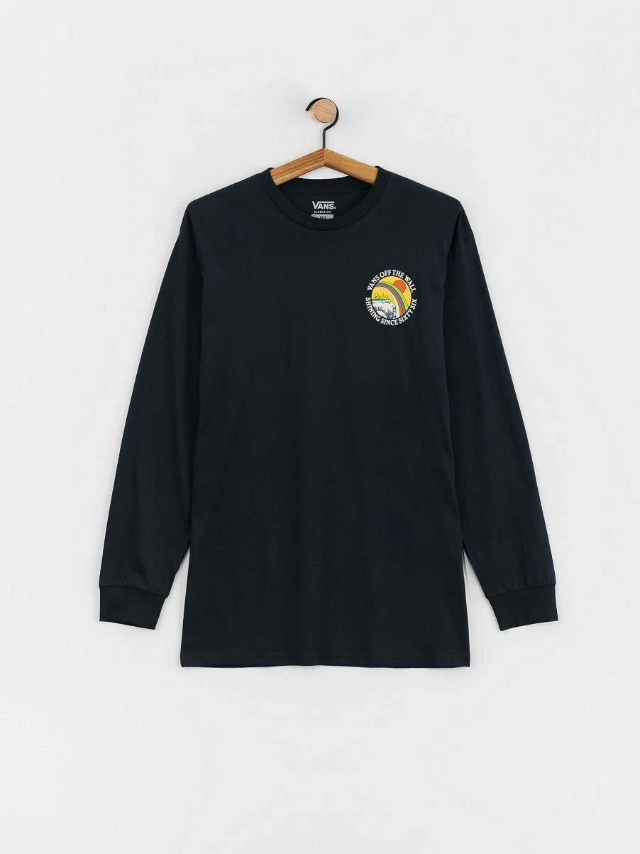 Clothing Vans Longsleeves | Vans Positive Vibes Scenic Longsleeve Navy Blue