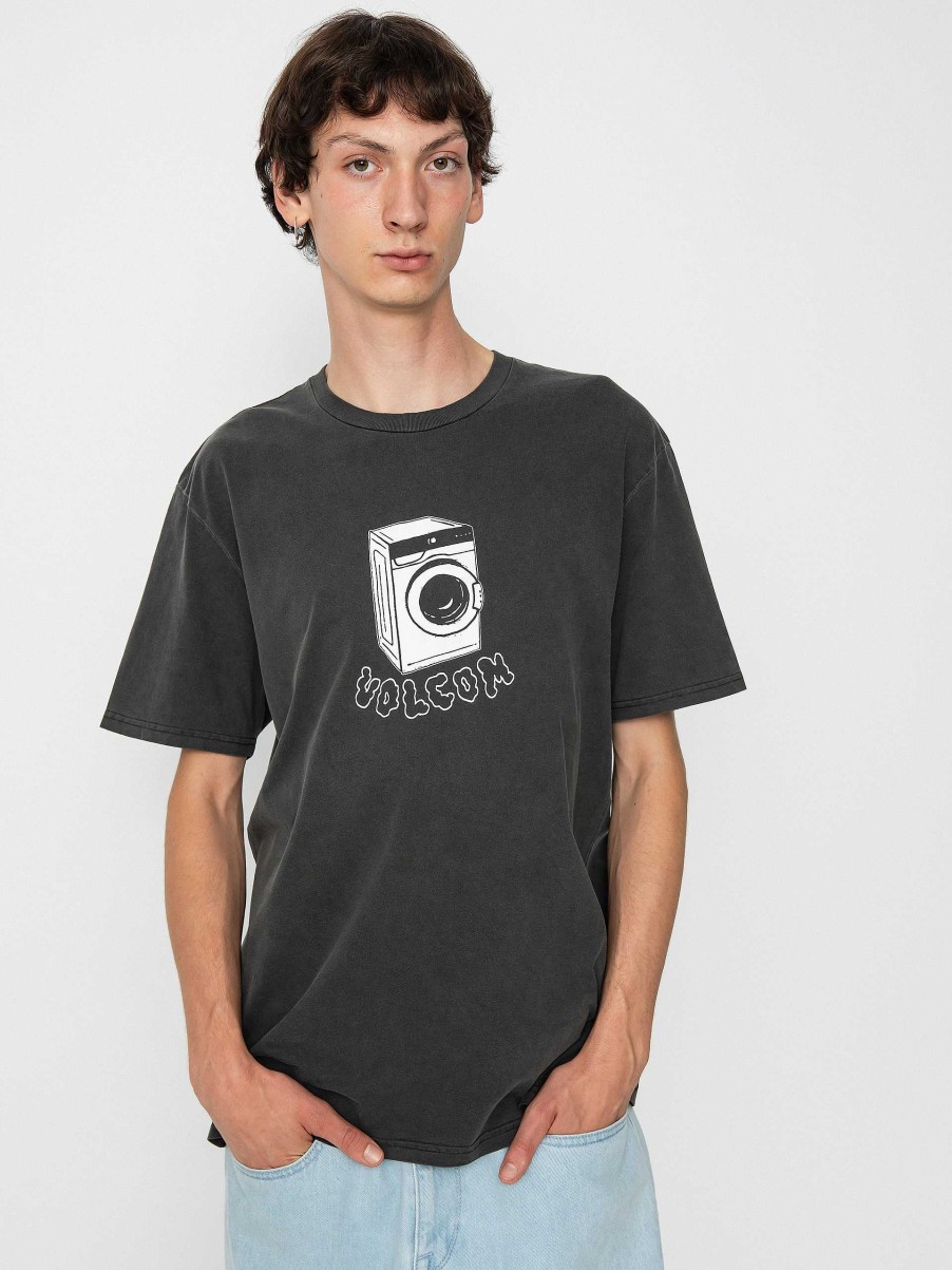 Clothing Volcom T-Shirts | Volcom Volwasher Pw T-Shirt Black