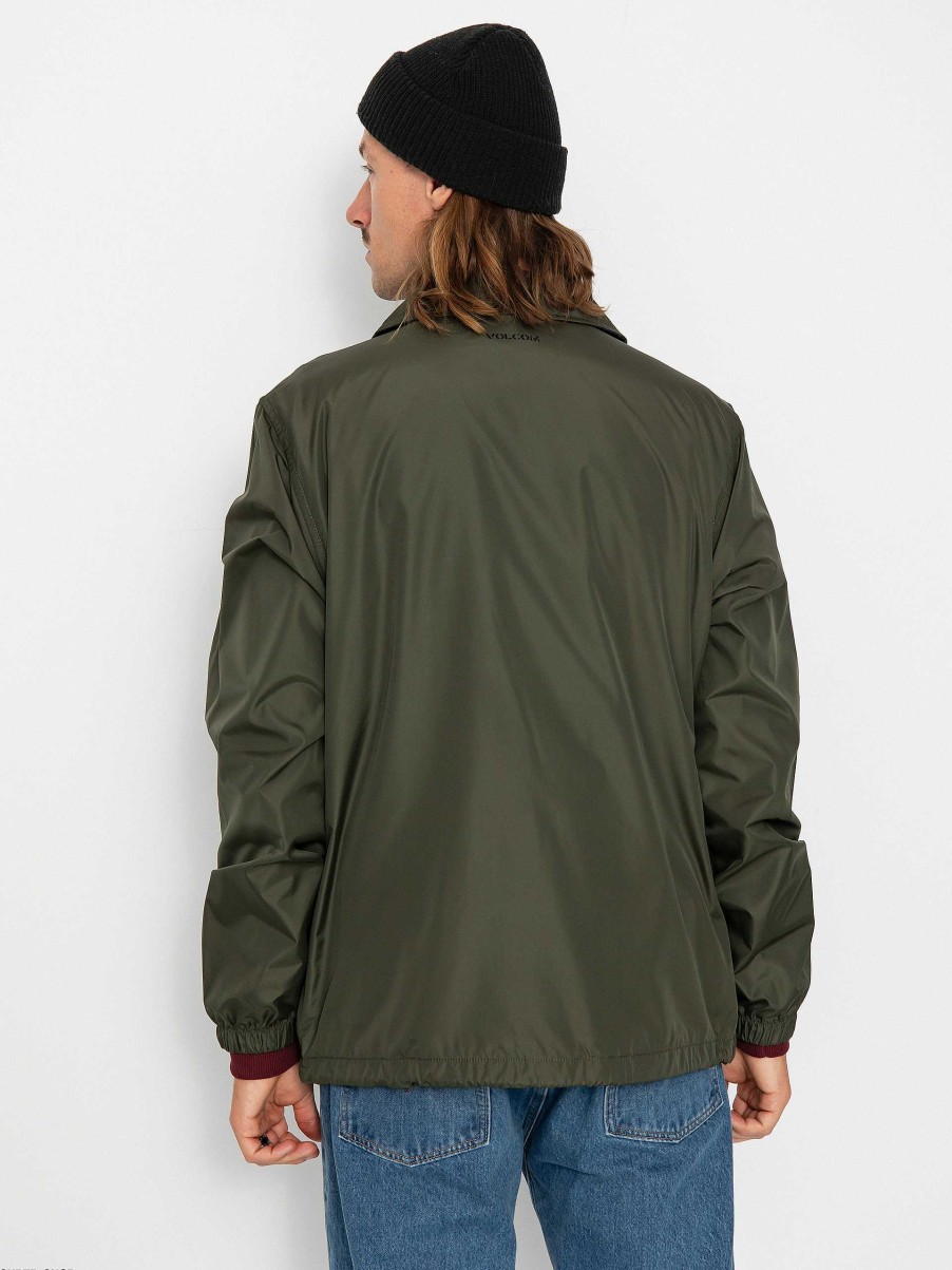 Clothing Volcom Jackets | Volcom Skate Vitals Coach Jacket Green