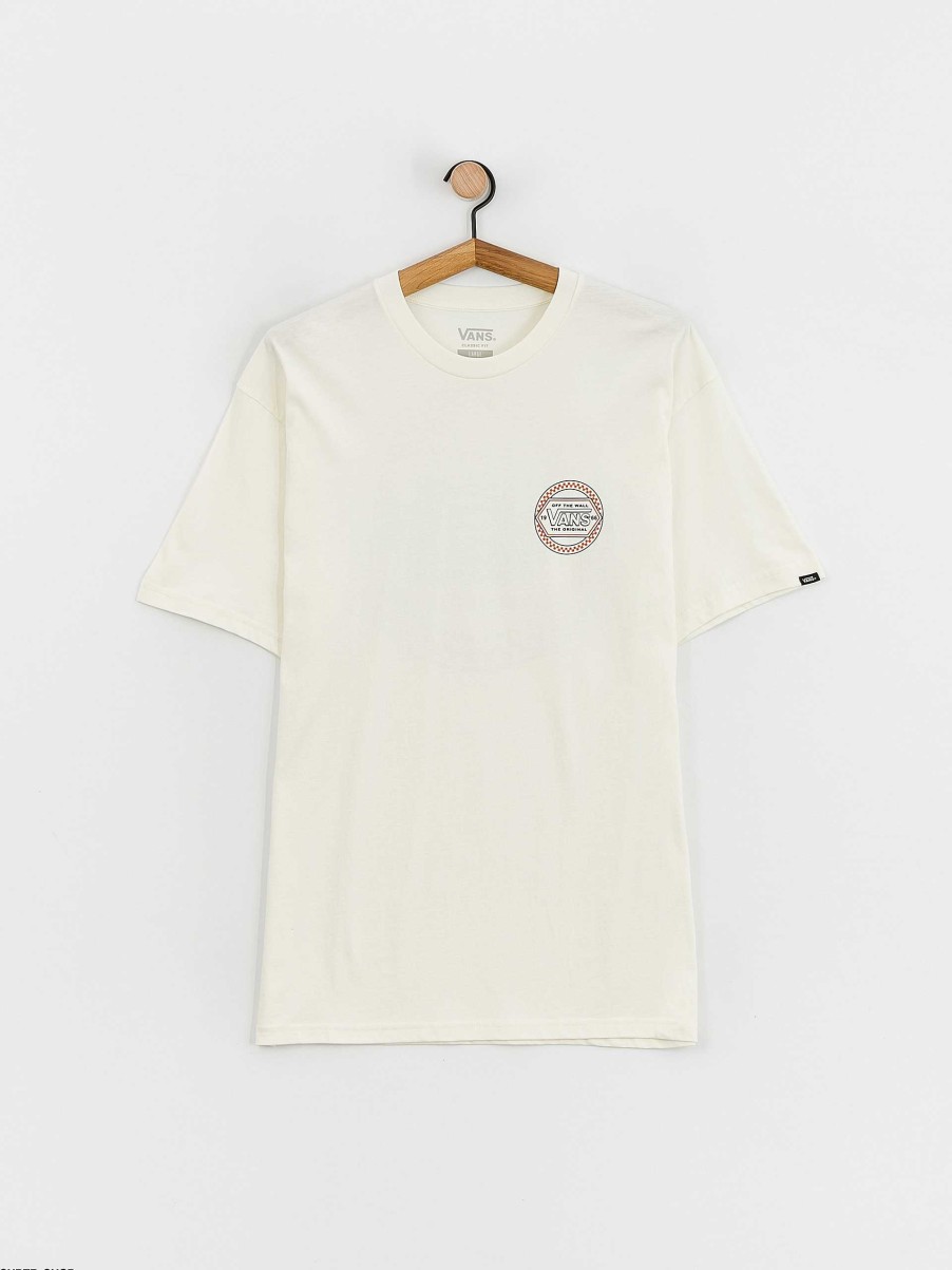 Clothing Vans T-Shirts | Vans Circle Checker Drop V T-Shirt Yellow