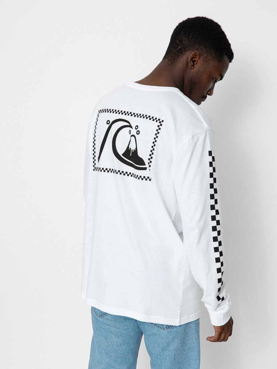 Clothing Quiksilver Longsleeves | Quiksilver The Original Longsleeve White