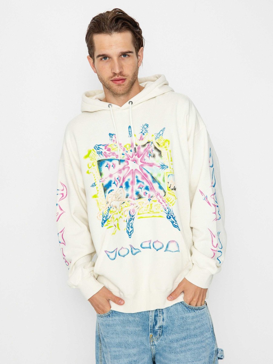 Clothing Volcom Sweatshirts/Hoodies | Volcom Fa Sam Ryser Hd Hoodie White