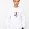 Clothing Volcom Longsleeves | Volcom Pentagram Pizza Fa Longsleeve White