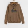 Clothing Quiksilver Sweatshirts/Hoodies | Quiksilver Big Logo Hd Hoodie Brown