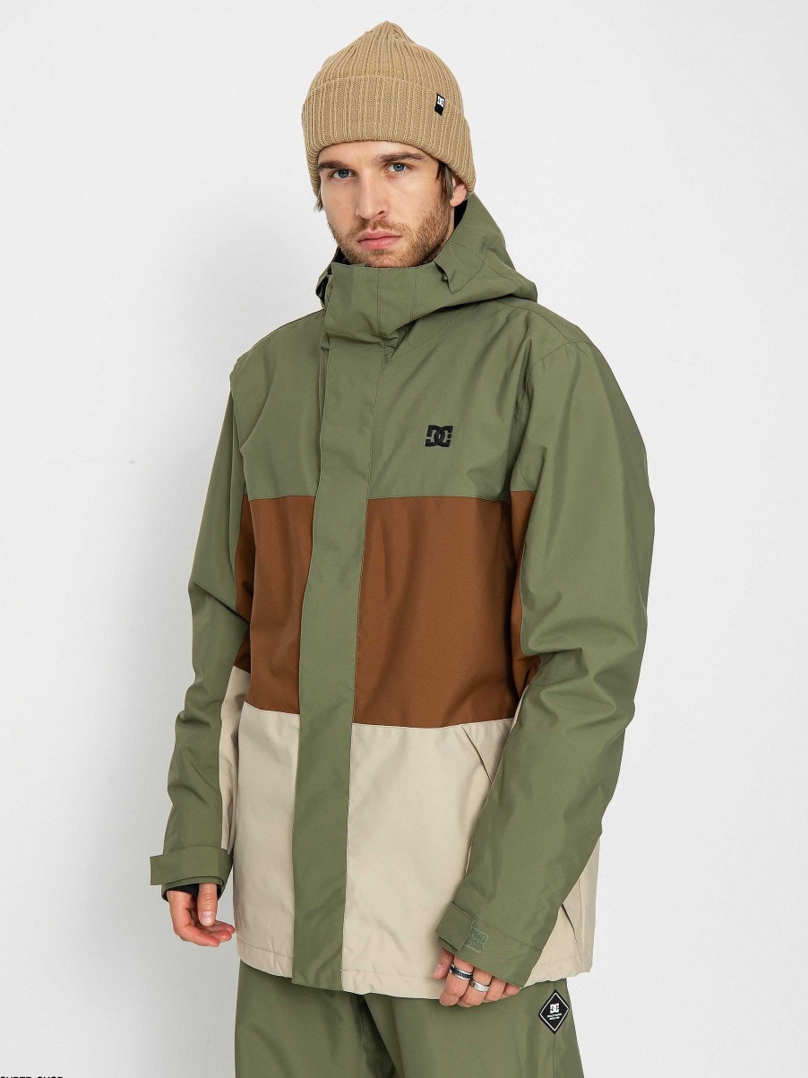 Clothing DC Snowboard Jackets | Mens Dc Defy Snowboard Jacket Green