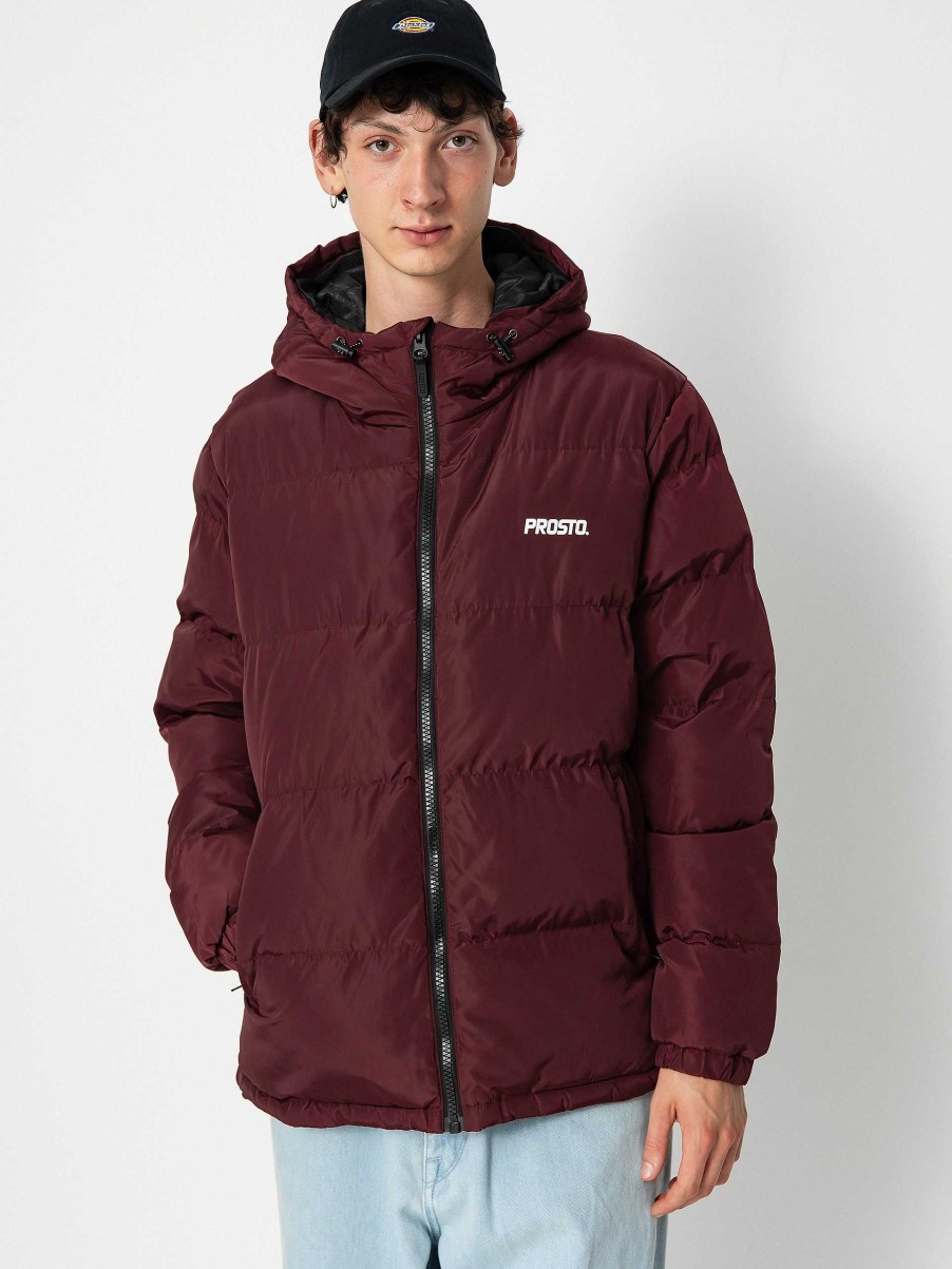 Clothing Prosto Jackets | Prosto Winter Adament Jacket Burgundy